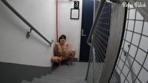 Blindfolded and handcuffed in public + fingered to orgasm. XBIZ Thank You Video