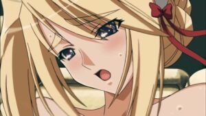 Blonde maid with big nice tits loves fucking inside the car