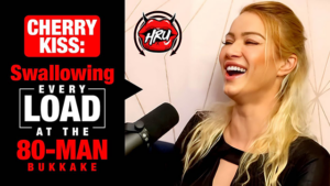 Cherry Kiss takes 80 loads and swallows them all