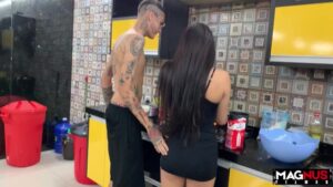 Extreme squirting orgasm with two cocks - FREE