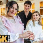 Mother4K. Mature Brunette Got So Horny In Their First Meeting And Fucked By Young Guy