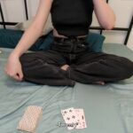 Strip Card Game With A Former Classmate. Fucking With Dirty Talk